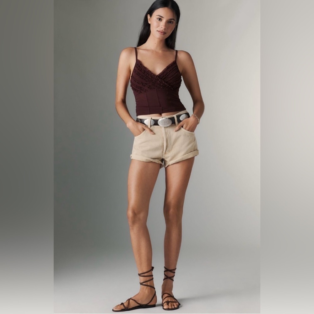 Citizens of Humanity Abita High-Rise Denim Shorts Size 32 NWT